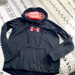 Pink Camo and Black Hoodie